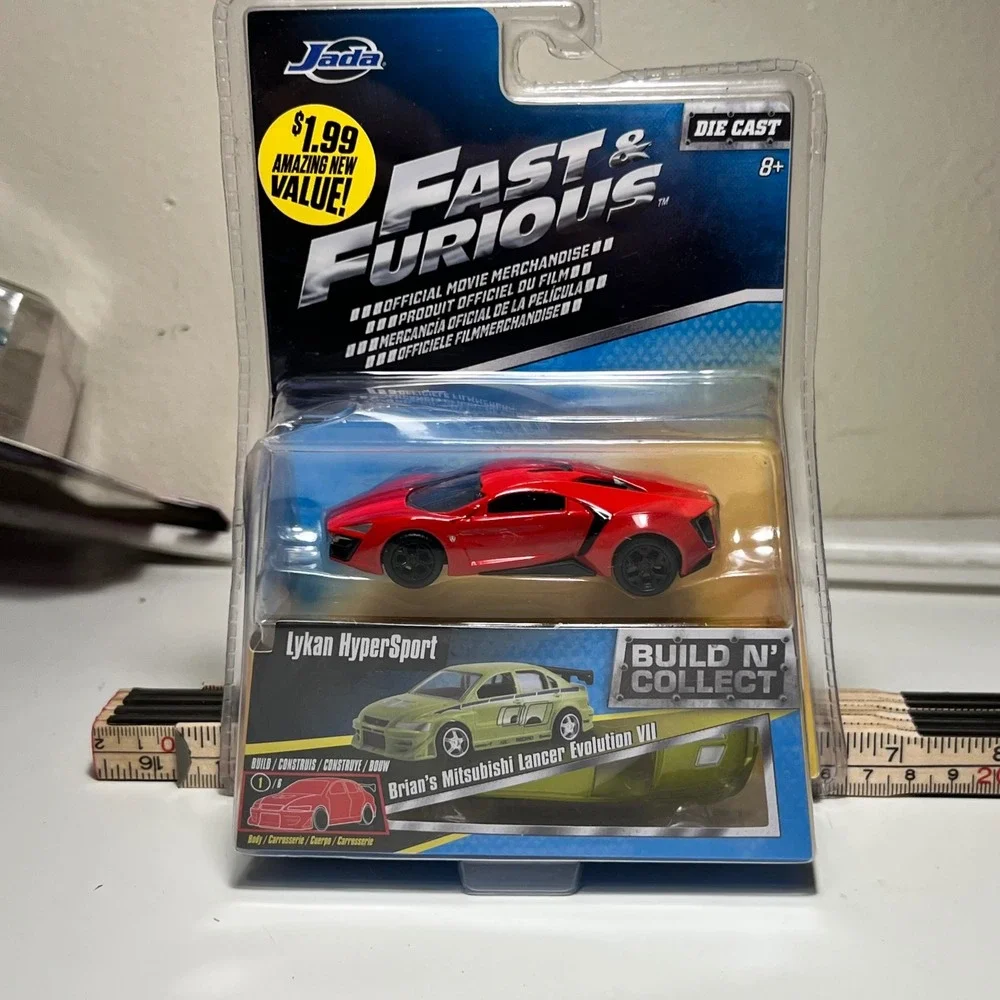 Jada Lykan Hypersport Fast & Furious Build N Collect Red Die Cast Car 1/6 Body